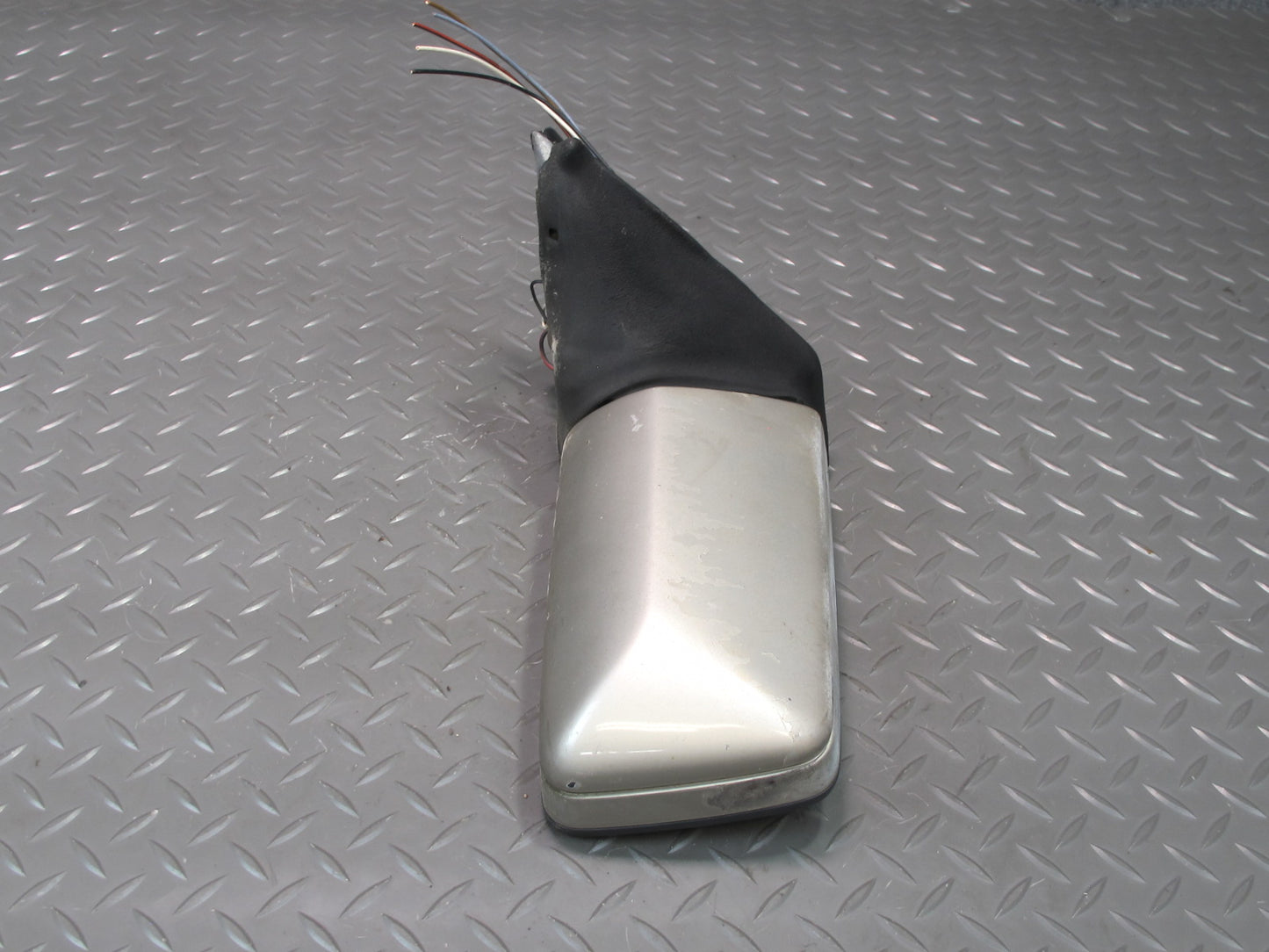 90-95 Mercedes W124 300D Front Left Door Side View Exterior Mirror Silver OEM