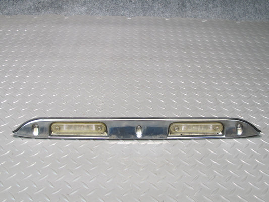94-95 Mercedes W124 300D Sedan Rear Trunk Lid License Plate Trim Molding OEM