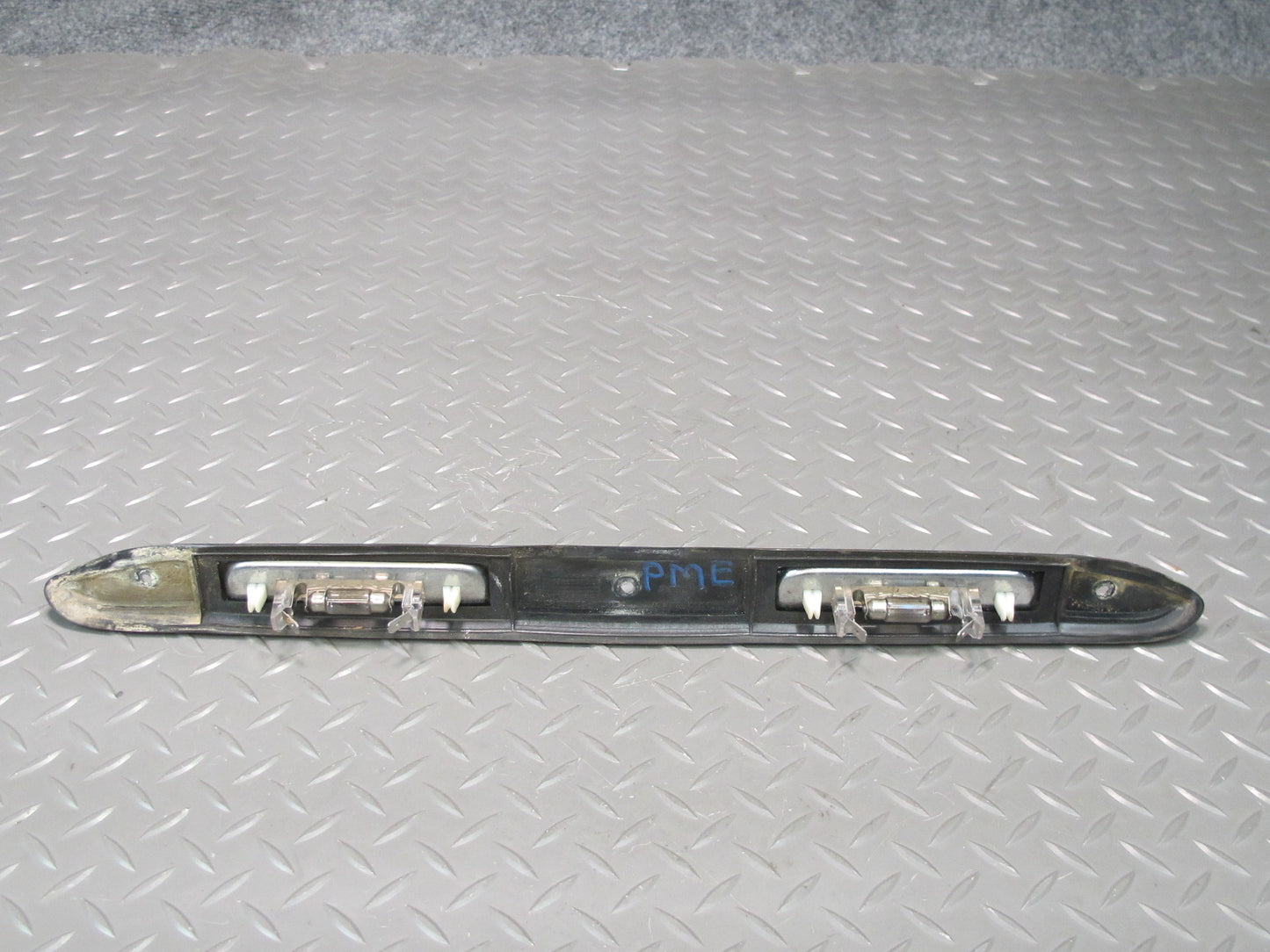 94-95 Mercedes W124 300D Sedan Rear Trunk Lid License Plate Trim Molding OEM