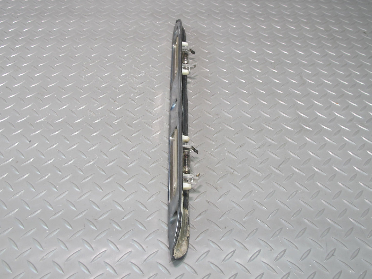 94-95 Mercedes W124 300D Sedan Rear Trunk Lid License Plate Trim Molding OEM