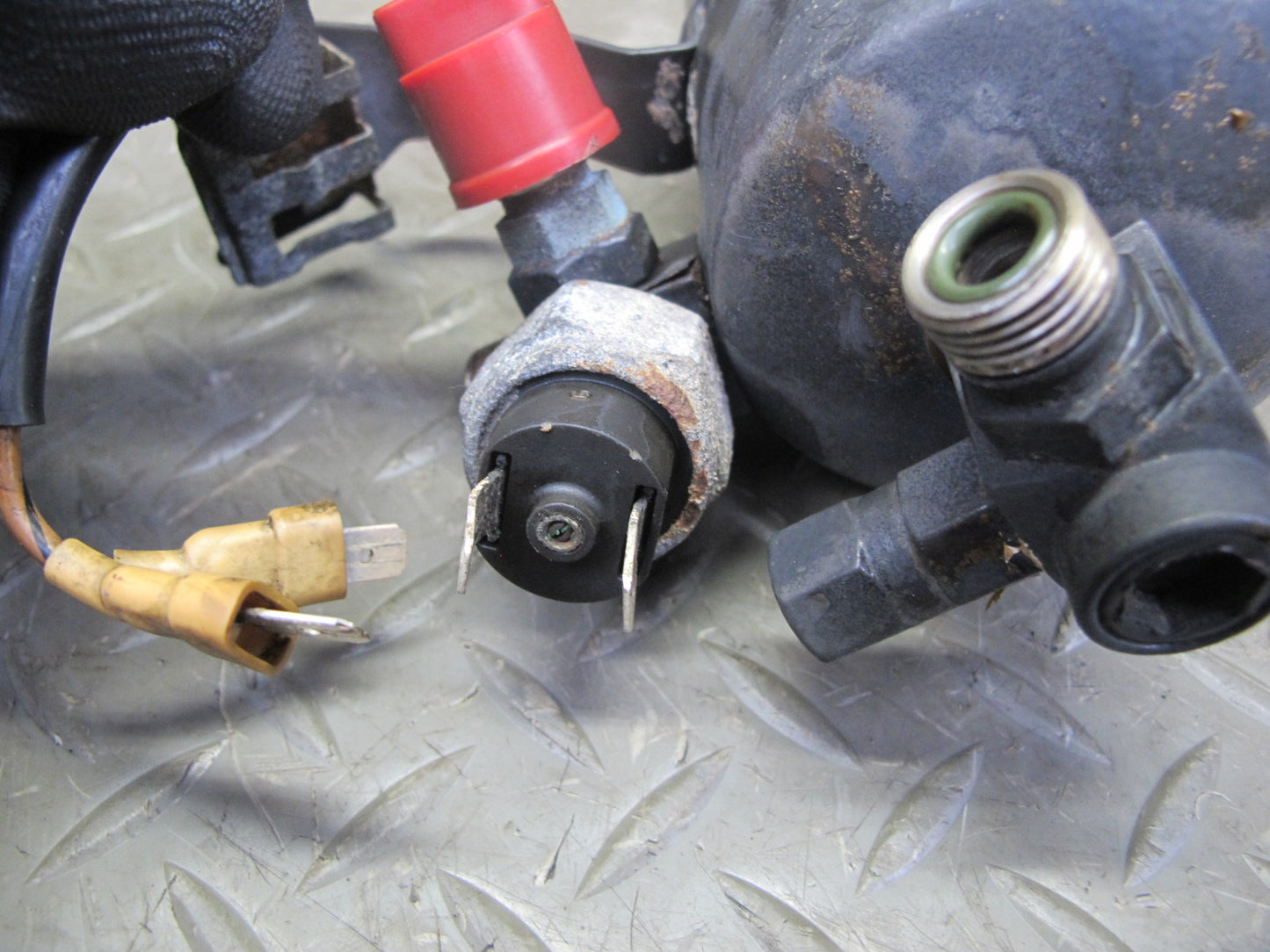 89-95 Mercedes W124 300D A/C Air Condition Hose Pipe Line Dryer Set OEM