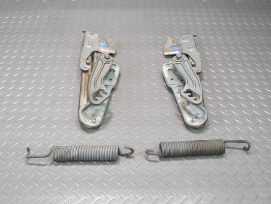 90-95 Mercedes W124 300D Set of 2 Front Left & Right Hood Hinge w Springs OEM