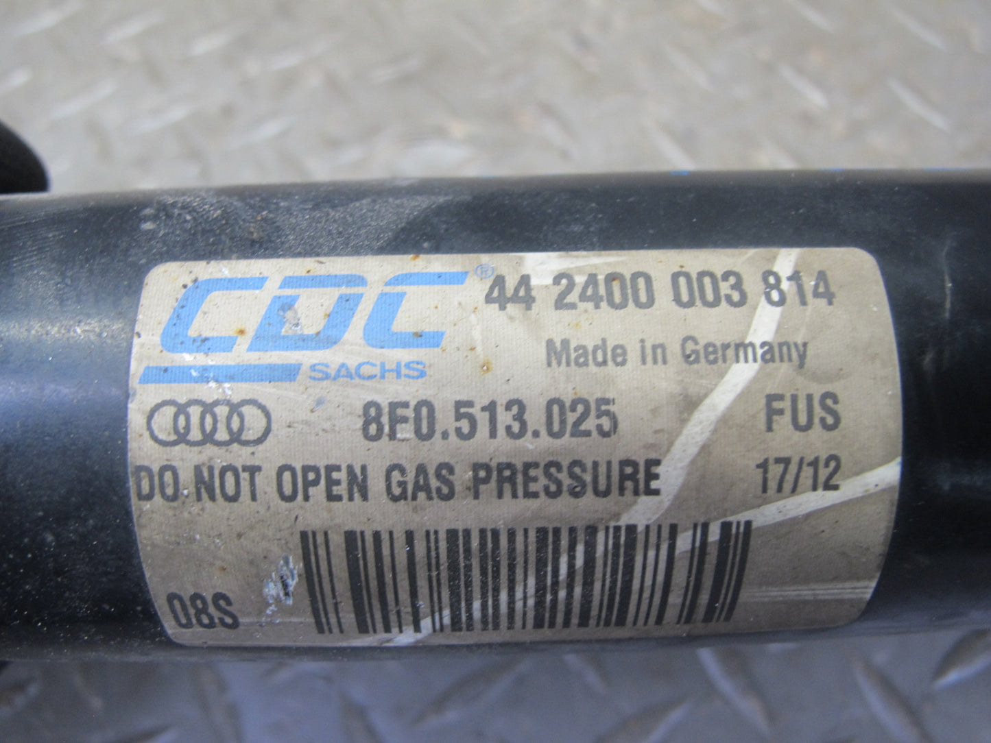 10-16 Audi B8 A4 S4 AWD Rear Left & Right Adaptive Strut Shock Absorber Set OEM