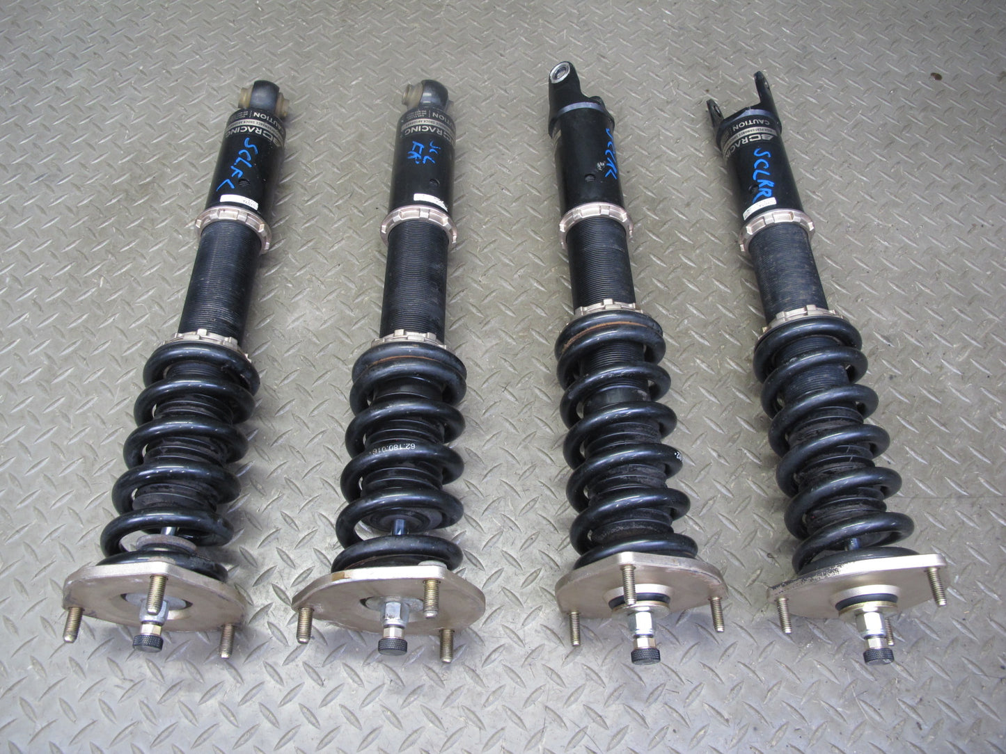 97-00 Lexus UZZ30L SC400 RWD Set of 4 Front & Rear Adjustable Coilover BC Racing