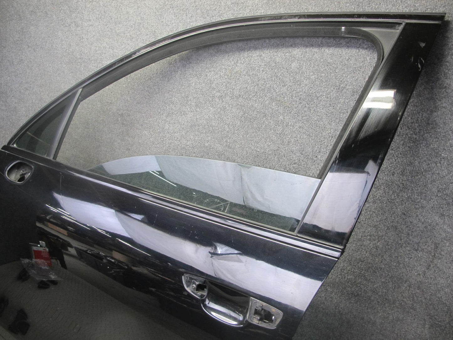 2011-2018 Porsche Cayenne 958 Front Left Side Door Shell Panel W/ Glass Black