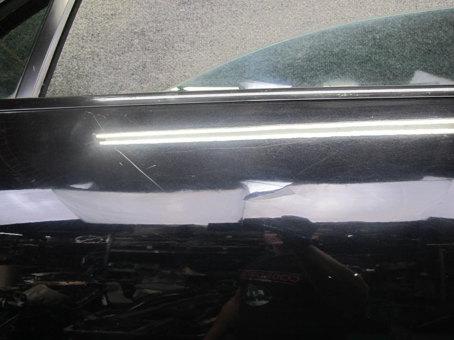 2011-2018 Porsche Cayenne 958 Front Left Side Door Shell Panel W/ Glass Black