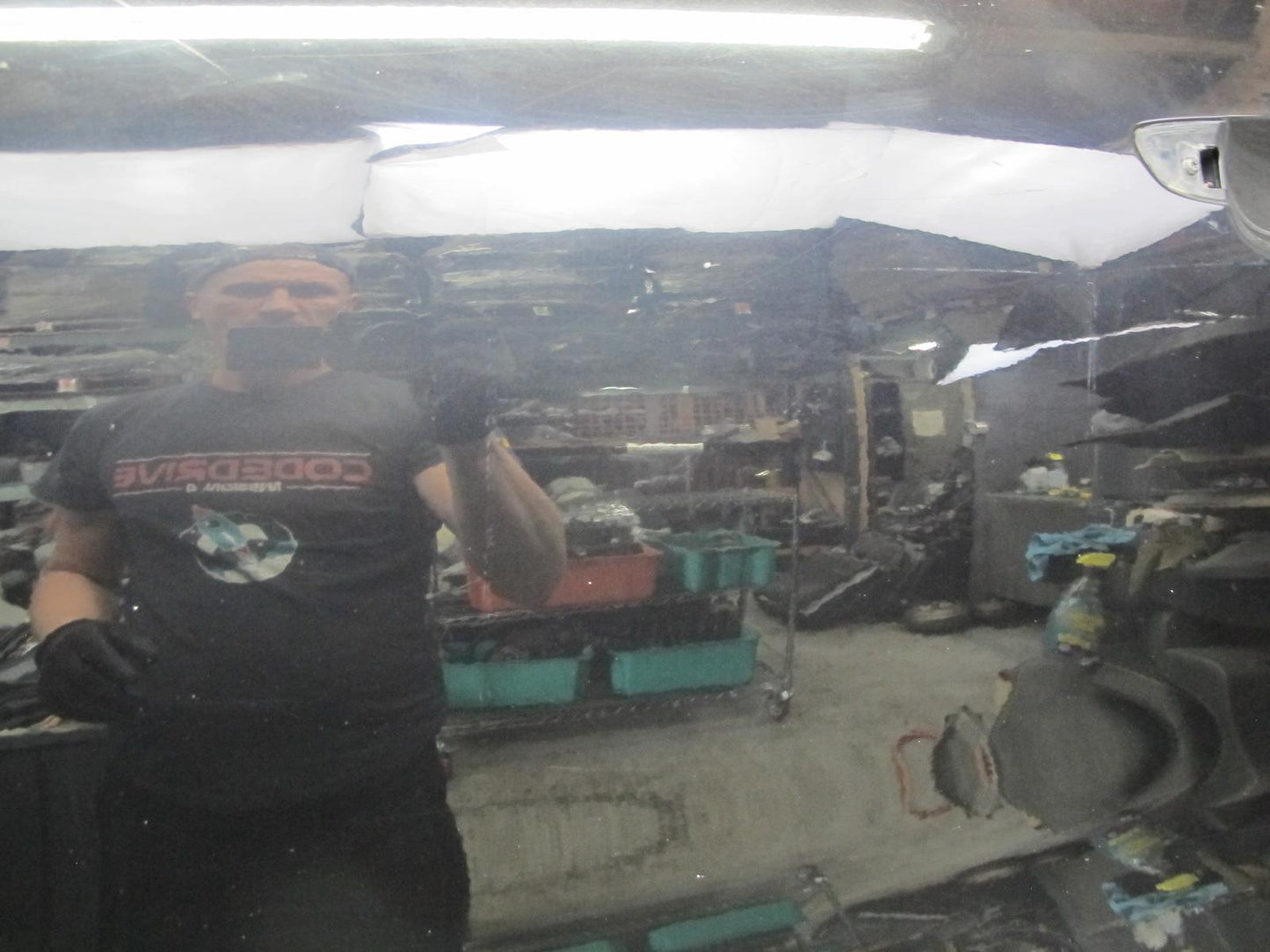 2011-2018 Porsche Cayenne 958 Front Left Side Door Shell Panel W/ Glass Black