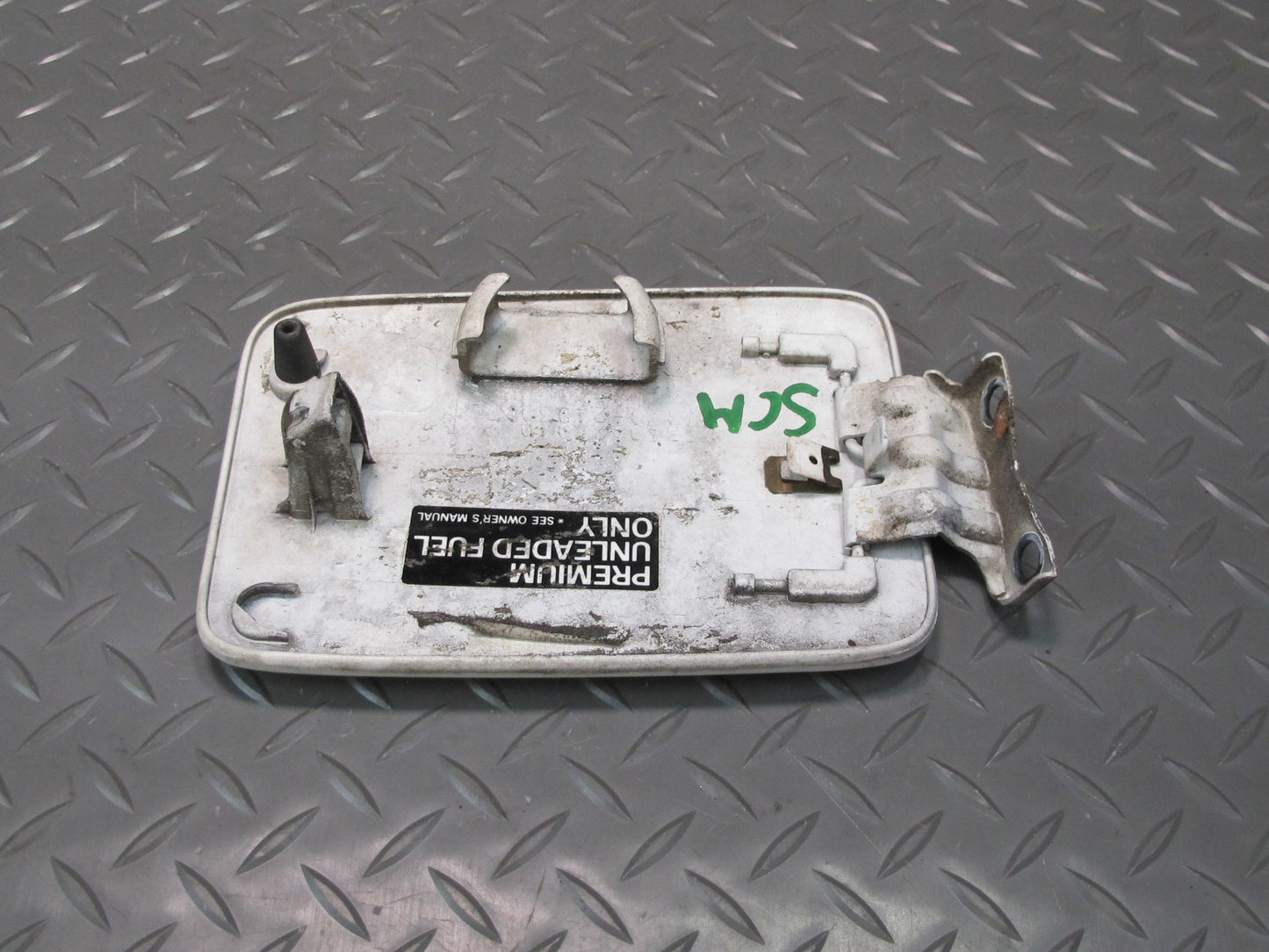 92-00 Lexus UZZ30L SC300 SC400 Fuel Door Lid Cover Diamond White Pearl OEM