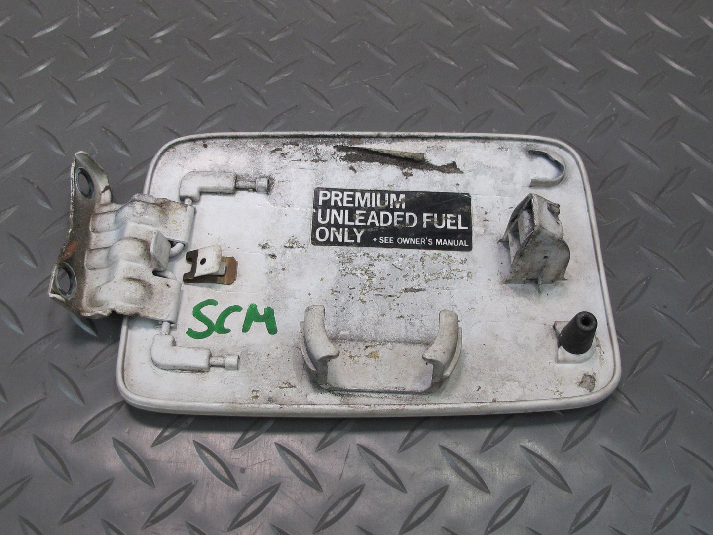 92-00 Lexus UZZ30L SC300 SC400 Fuel Door Lid Cover Diamond White Pearl OEM