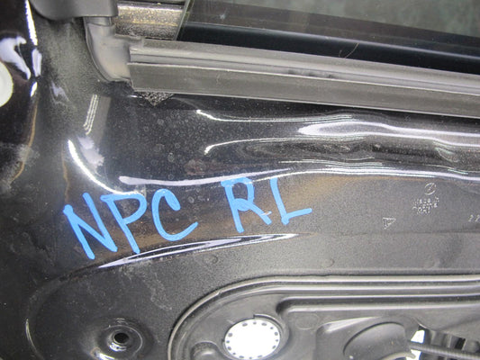 2011-2018 Porsche Cayenne 958 Rear Left Side Door Shell Panel W/ Glass Black