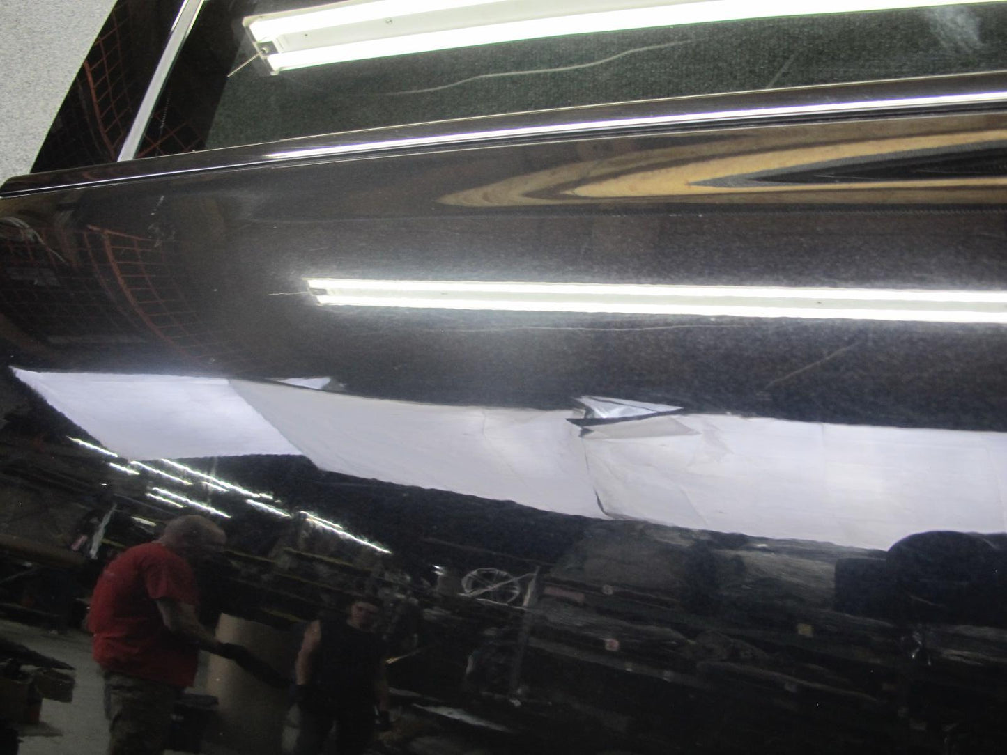 2011-2018 Porsche Cayenne 958 Rear Left Side Door Shell Panel W/ Glass Black