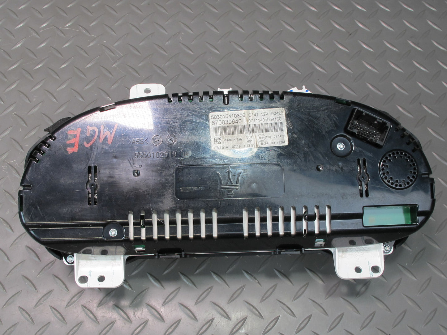 14-15 Maserati Ghibli SQ4 ECU BCM Speedo Steering Door Module Lock KEY Set OEM