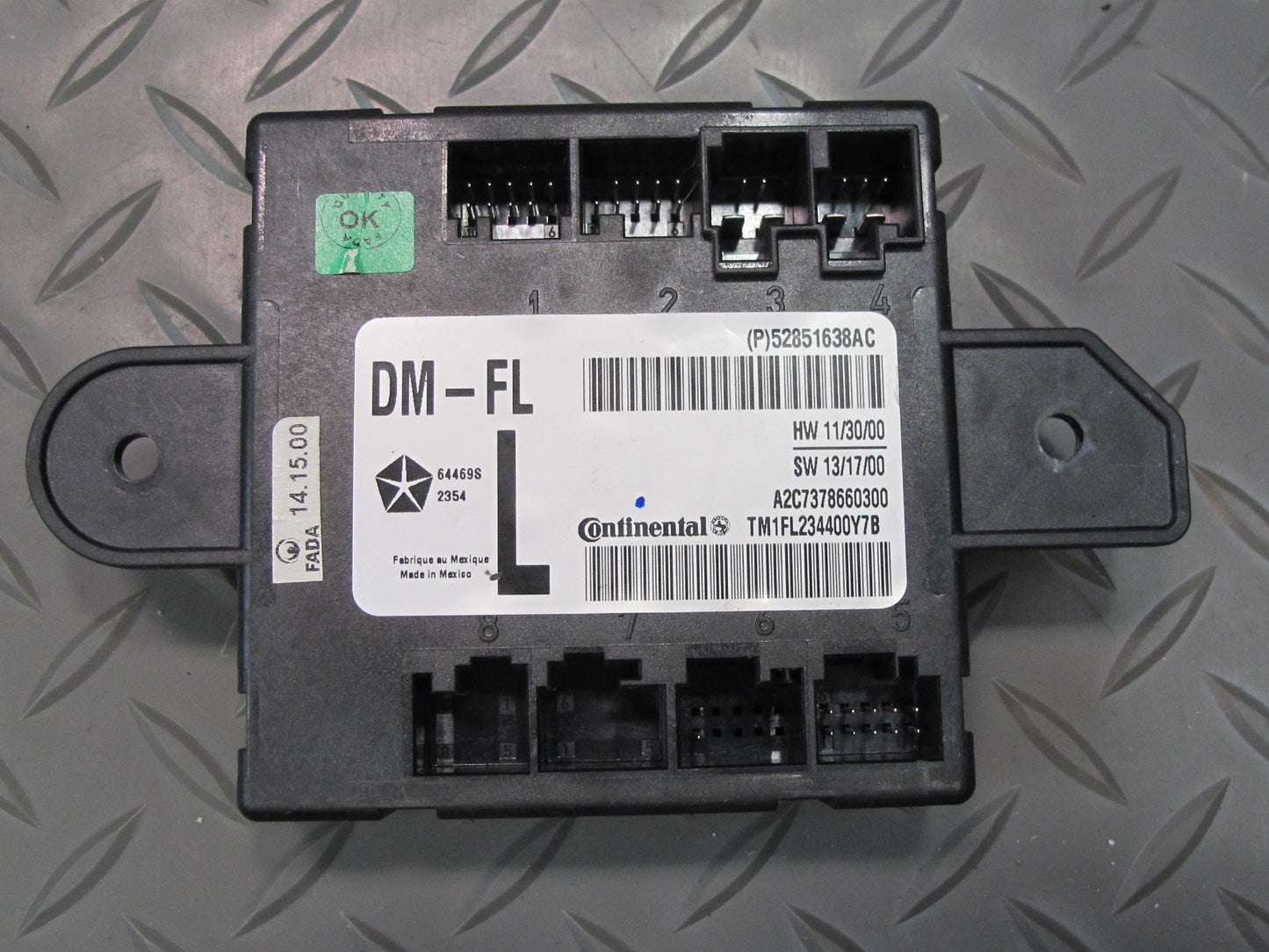 14-15 Maserati Ghibli SQ4 ECU BCM Speedo Steering Door Module Lock KEY Set OEM