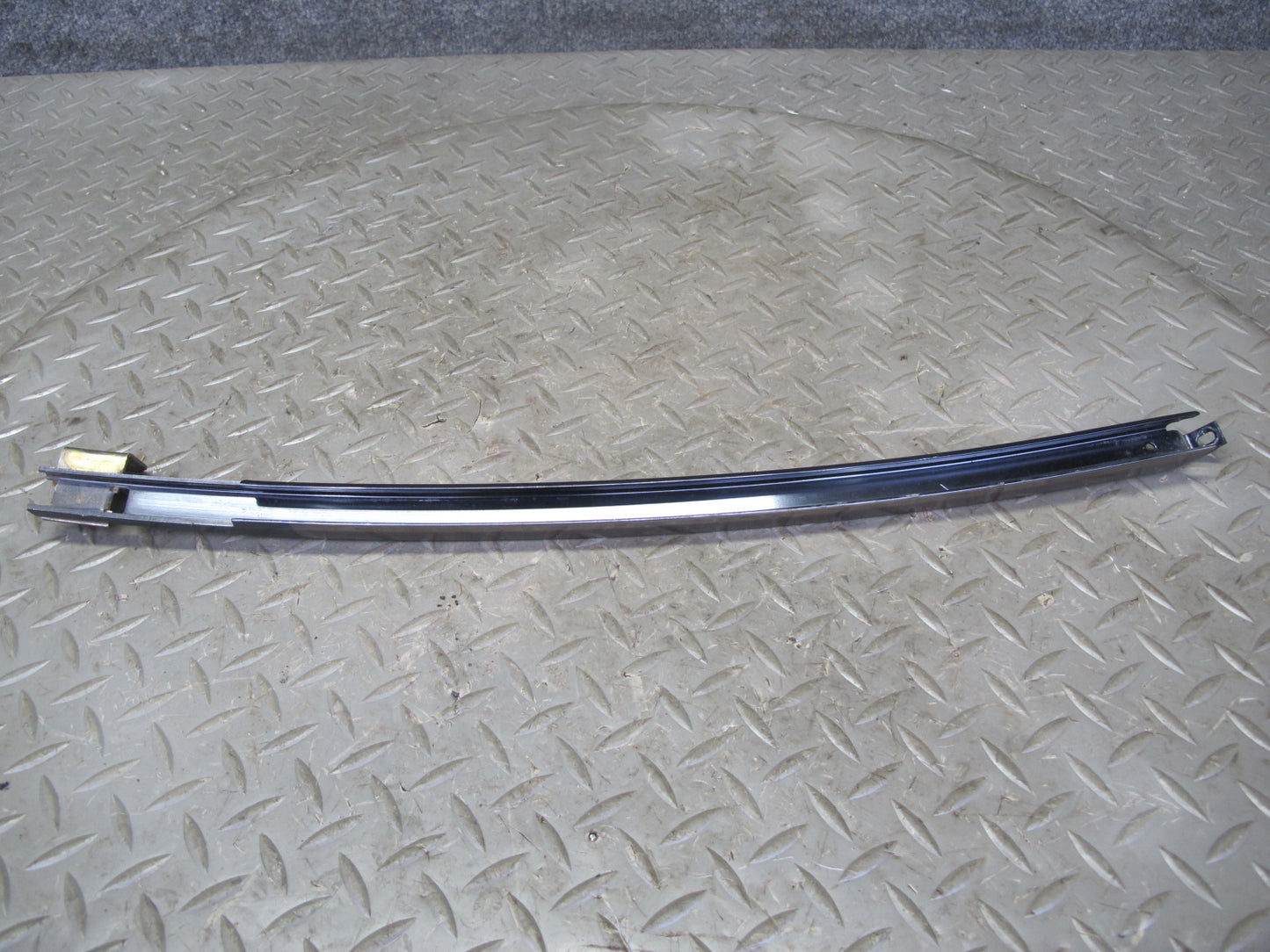 93-95 Mercedes W124 300D Sedan Rear Left & Right Door Window Guide Rail Set OEM