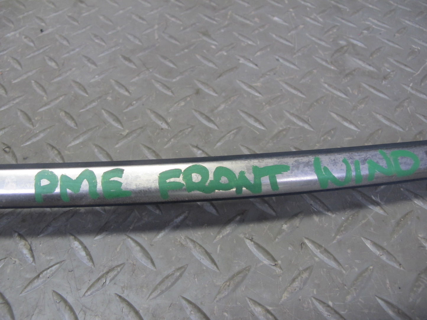 94-95 Mercedes W124 300D Sedan Front Windshield Glass Molding Trim Silver OEM