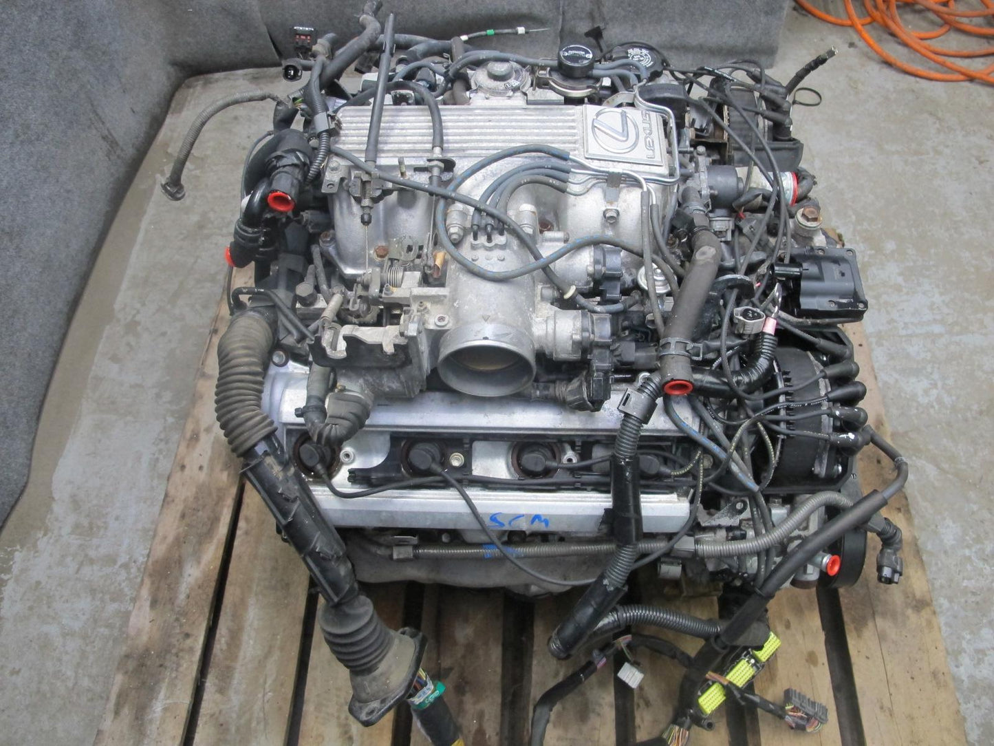 92-95 Lexus UZZ30L SC400 4.0L 1UZFE VIN U 4TH Digit Complete Engine Motor 131K