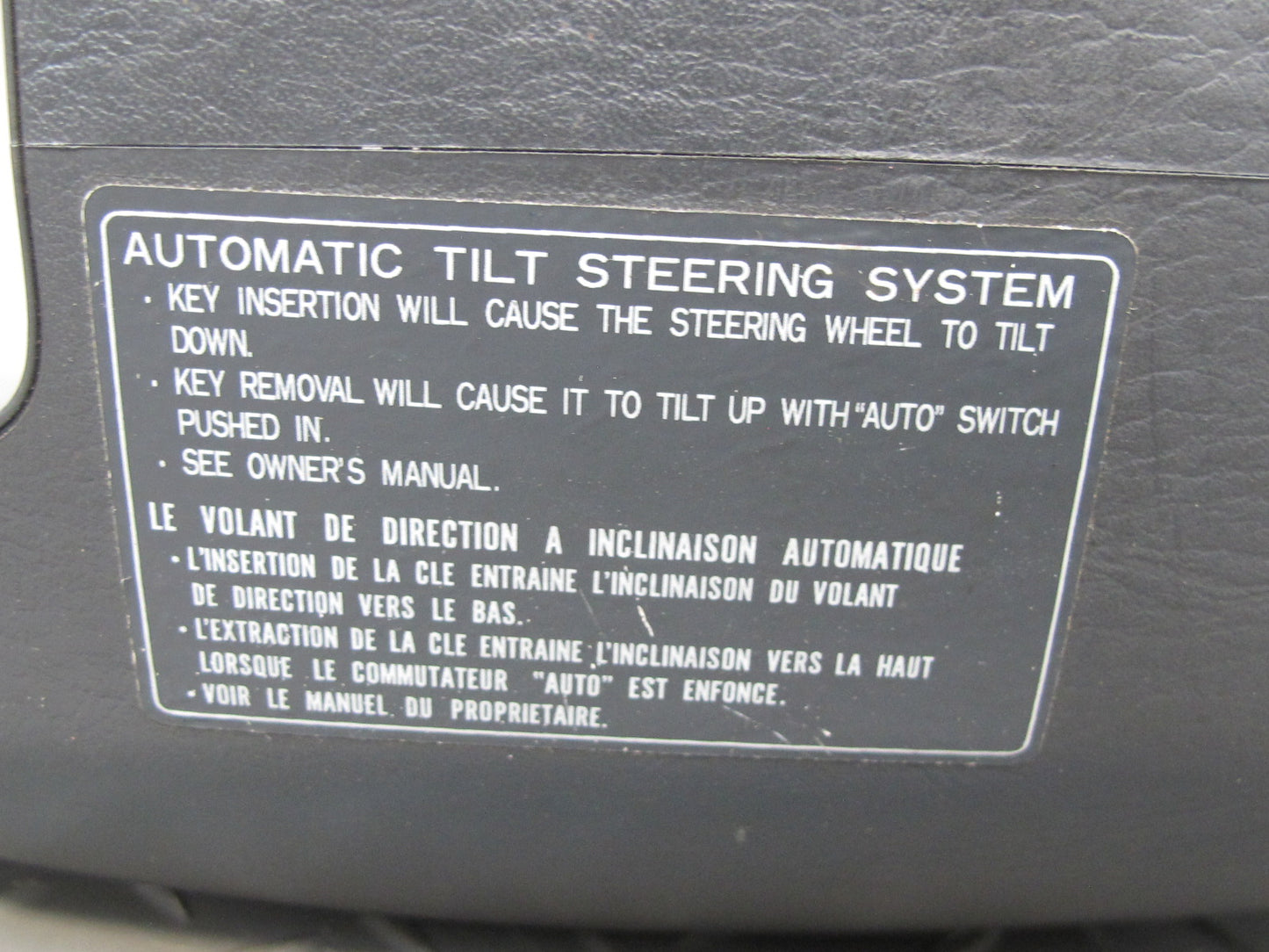 92-96 Lexus UZZ30L SC300 SC400 Steering Column Upper & Lower Trim Cover OEM