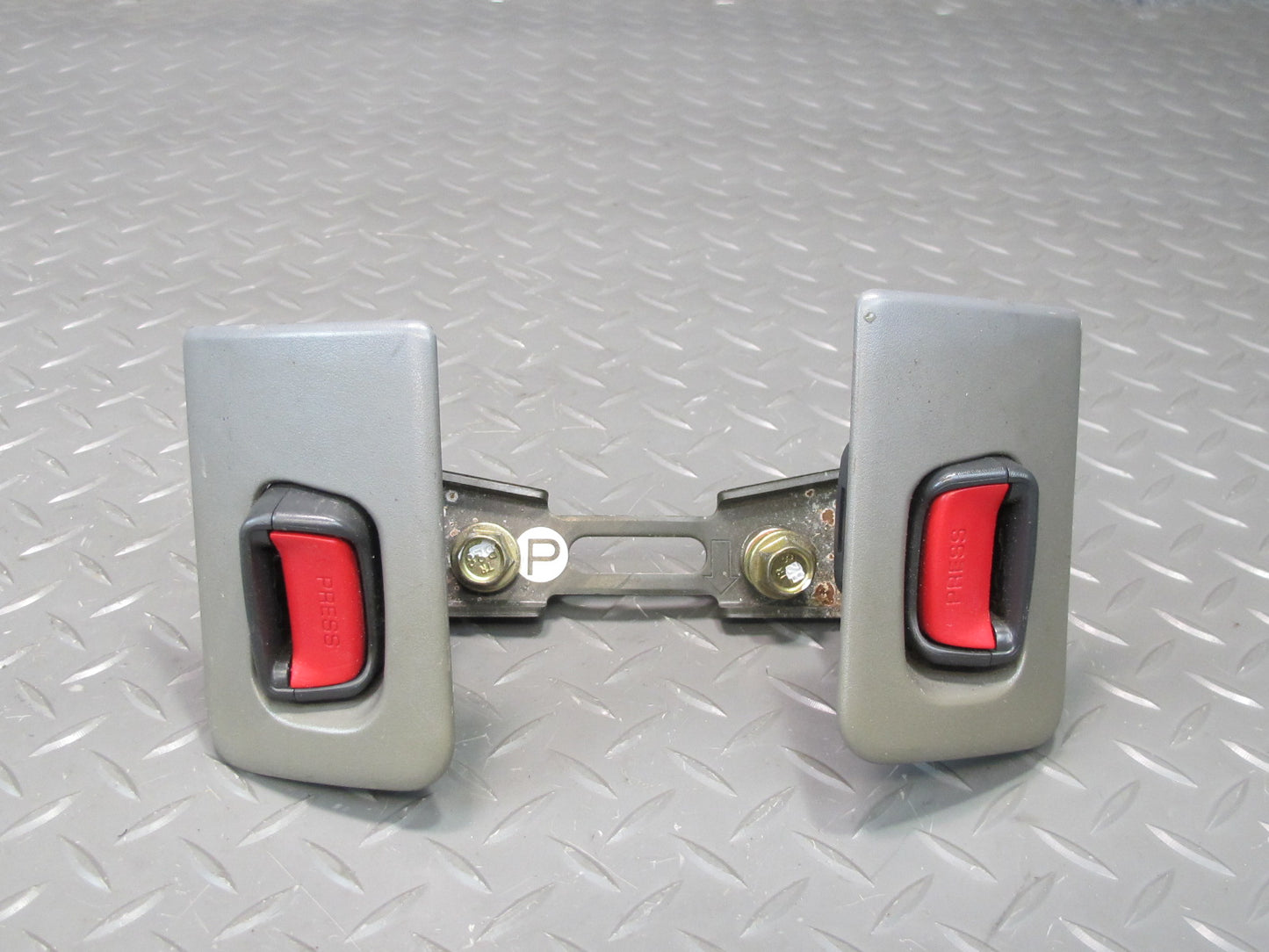 92-00 LEXUS SC300 SC400 REAR RIGHT & LEFT SIDE SEATBELT BUCKLE SET OEM