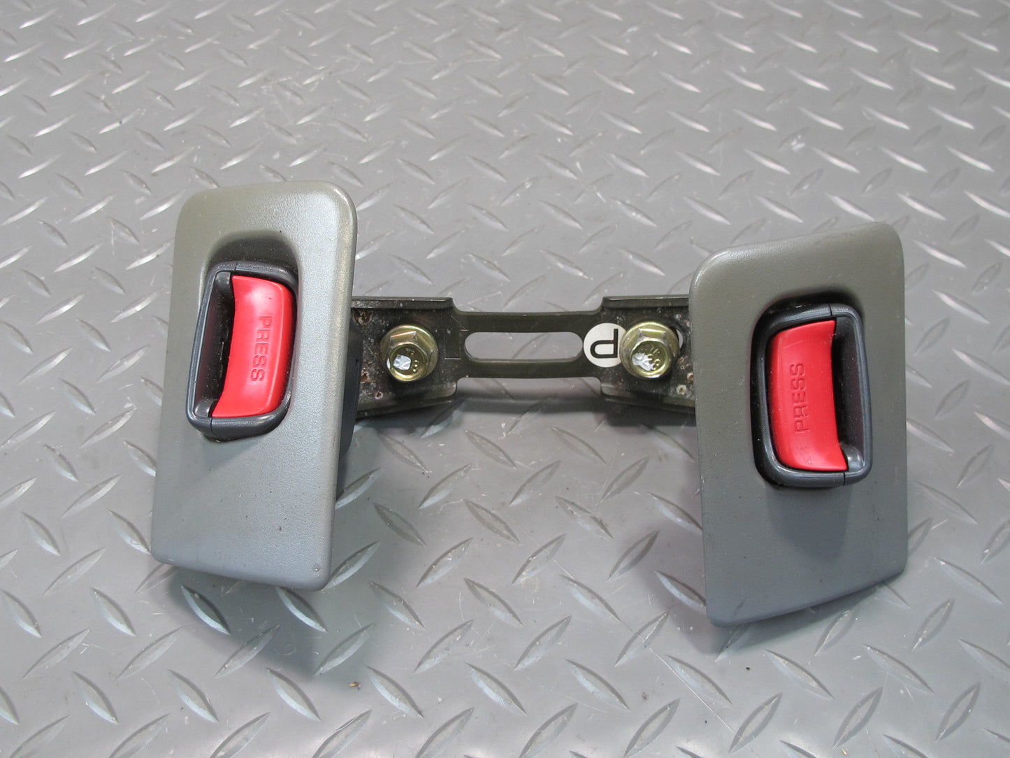 92-00 LEXUS SC300 SC400 REAR RIGHT & LEFT SIDE SEATBELT BUCKLE SET OEM