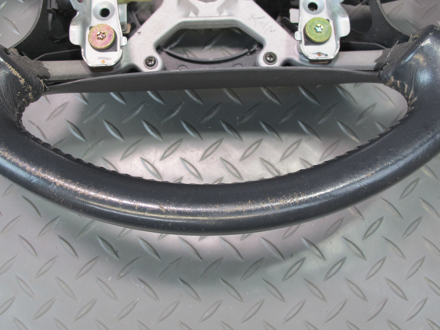 92-97 Lexus UZZ30L SC300 SC400 Leather Steering Black w Cruise Switch OEM