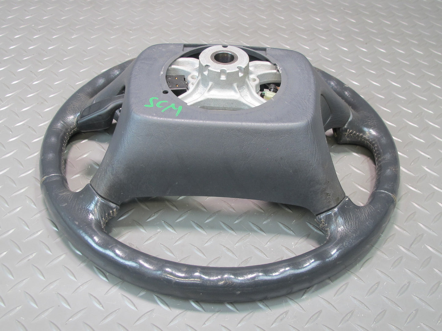 92-97 Lexus UZZ30L SC300 SC400 Leather Steering Black w Cruise Switch OEM