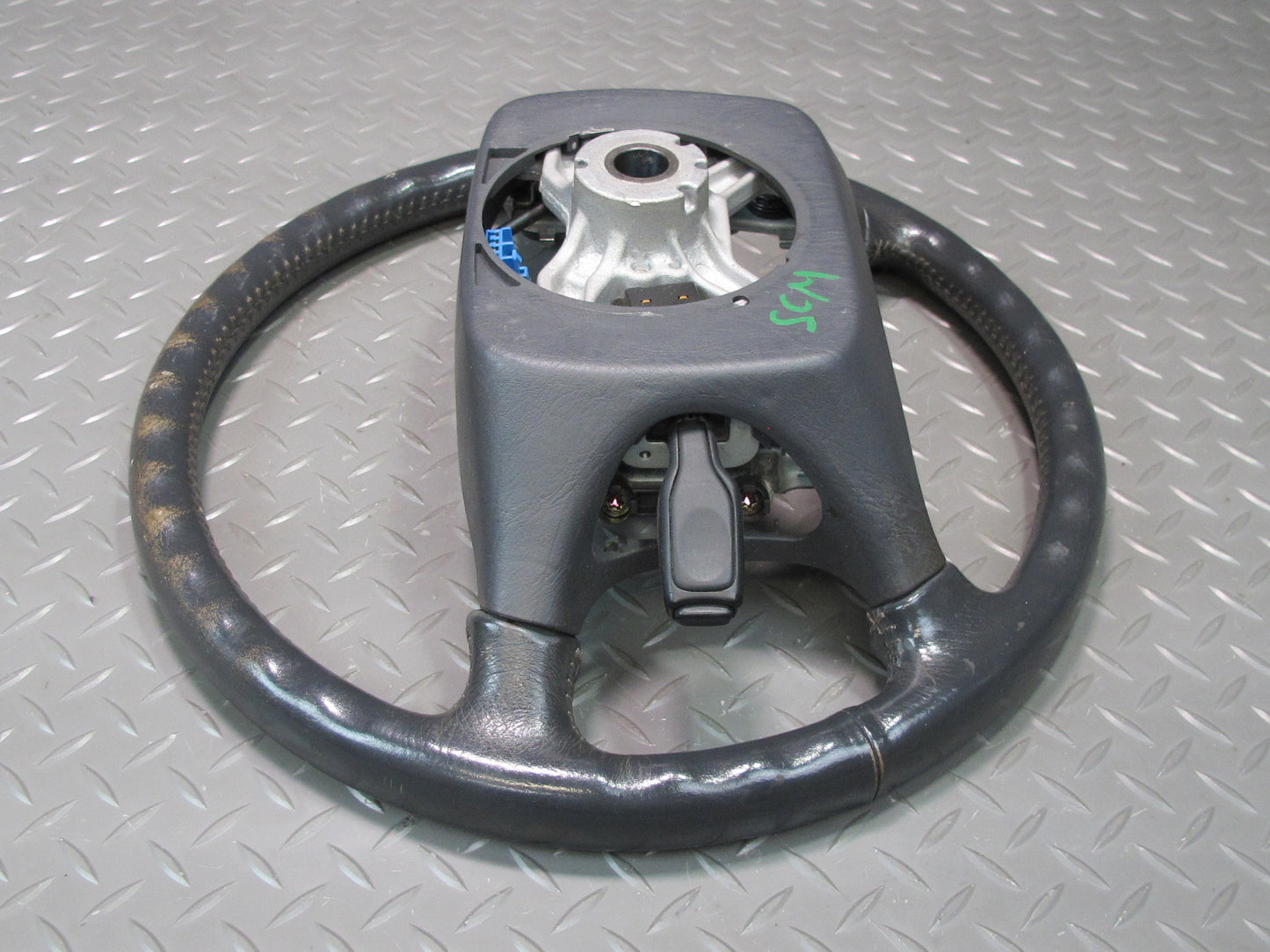 92-97 Lexus UZZ30L SC300 SC400 Leather Steering Black w Cruise Switch OEM