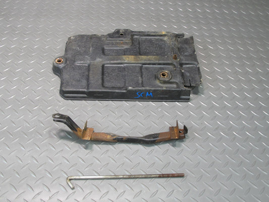 92-00 Lexus UZZ30L SC300 SC400 Battery Tray Holder Bracket Tie Down Set OEM