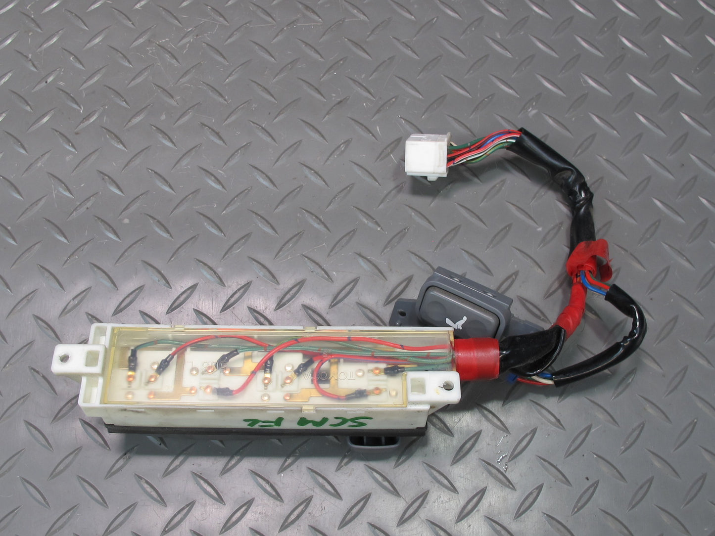 92-00 Lexus UZZ30L SC300 SC400 Front Left Driver Seat Adjustment Switch Gray OEM