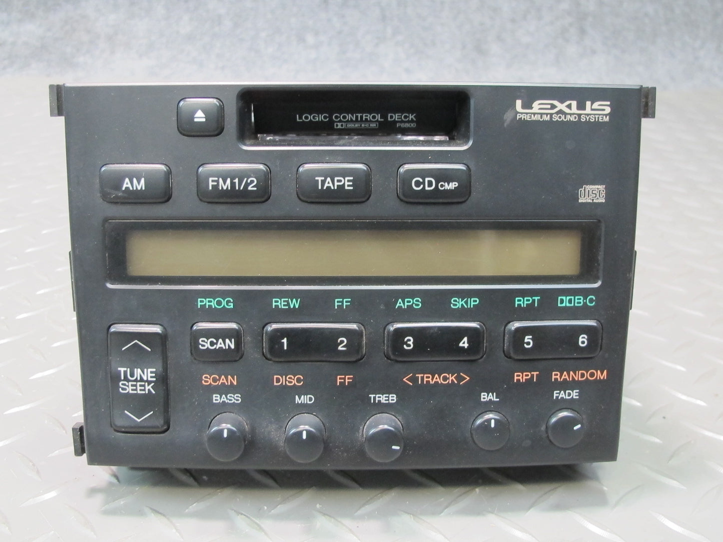 92-94 Lexus UZZ30L SC400 Pioneer Radio Cassette Player Receiver Head Unit OEM