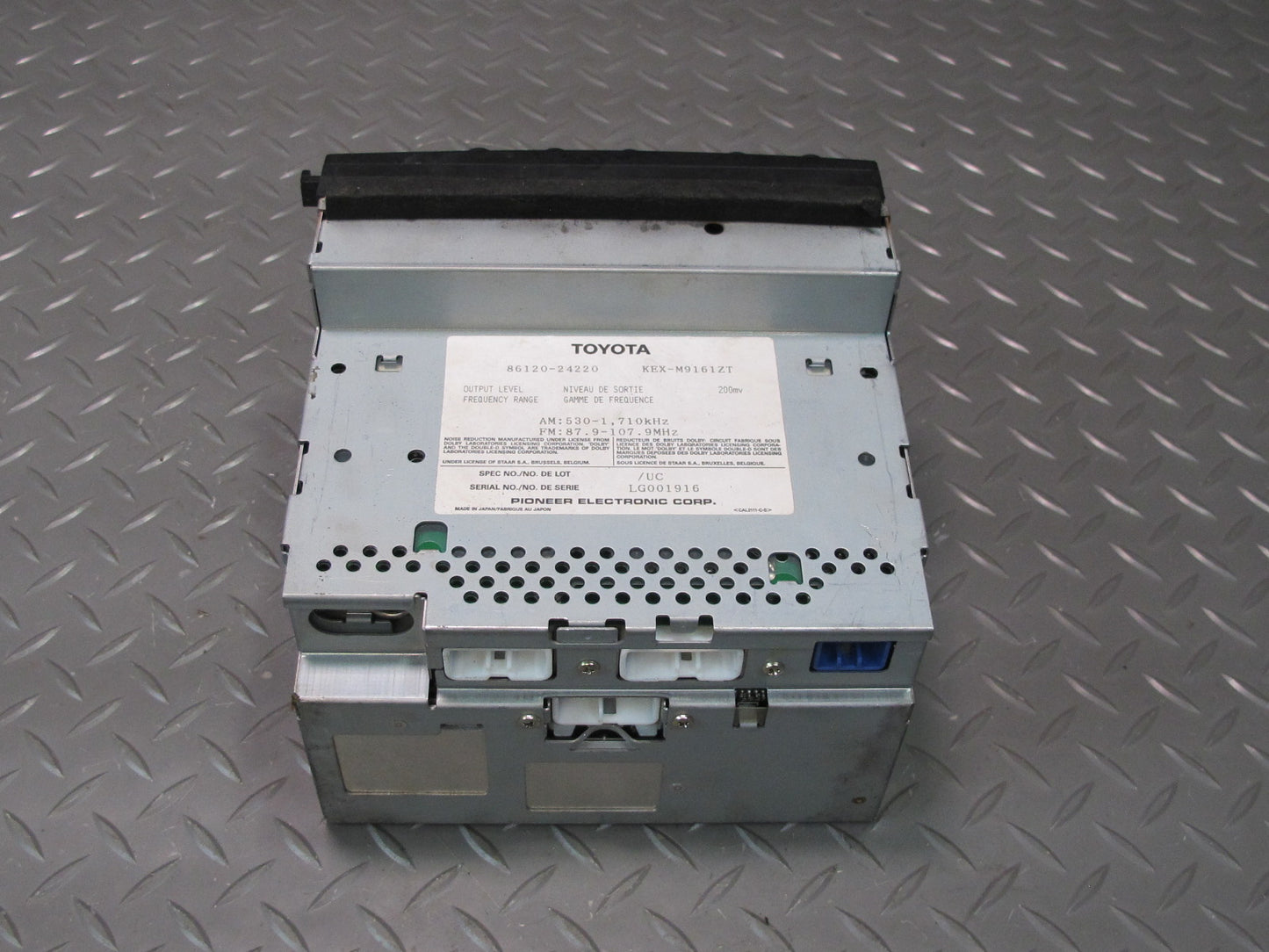 92-94 Lexus UZZ30L SC400 Pioneer Radio Cassette Player Receiver Head Unit OEM