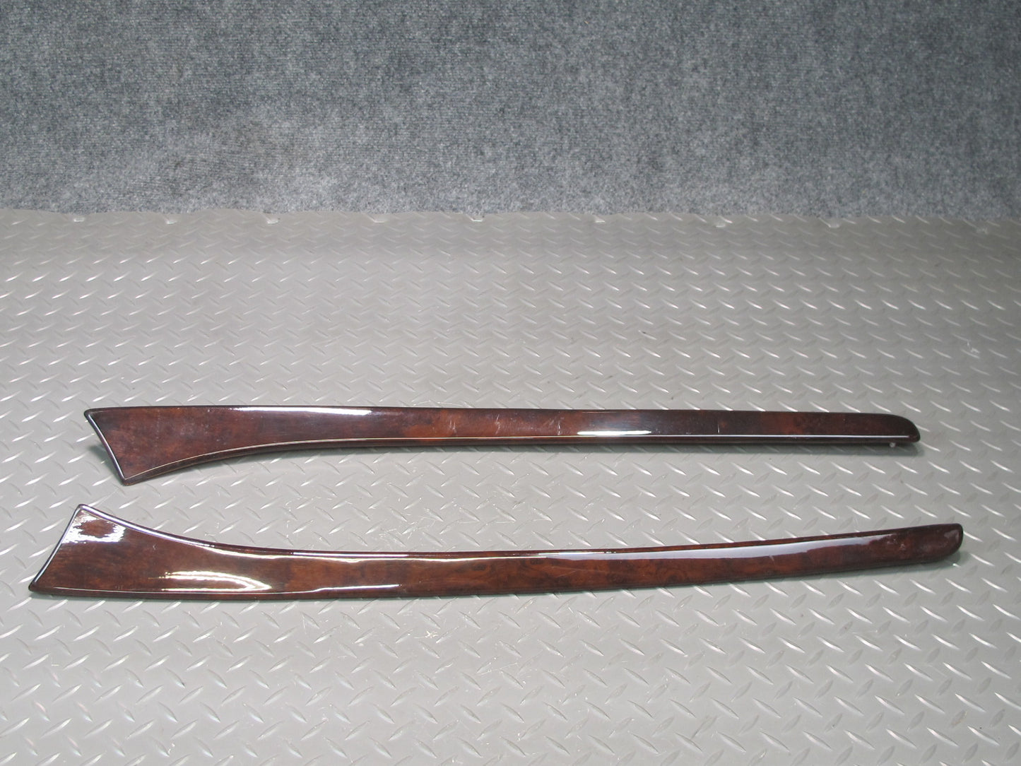 96-02 Mercedes R129 SL600 Set of 2 Left & Right Door Wood Trim Bezel Panel OEM