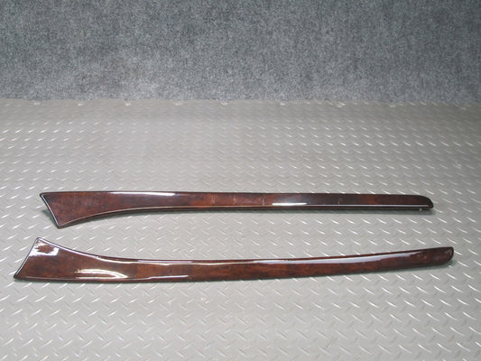 96-02 Mercedes R129 SL600 Set of 2 Left & Right Door Wood Trim Bezel Panel OEM