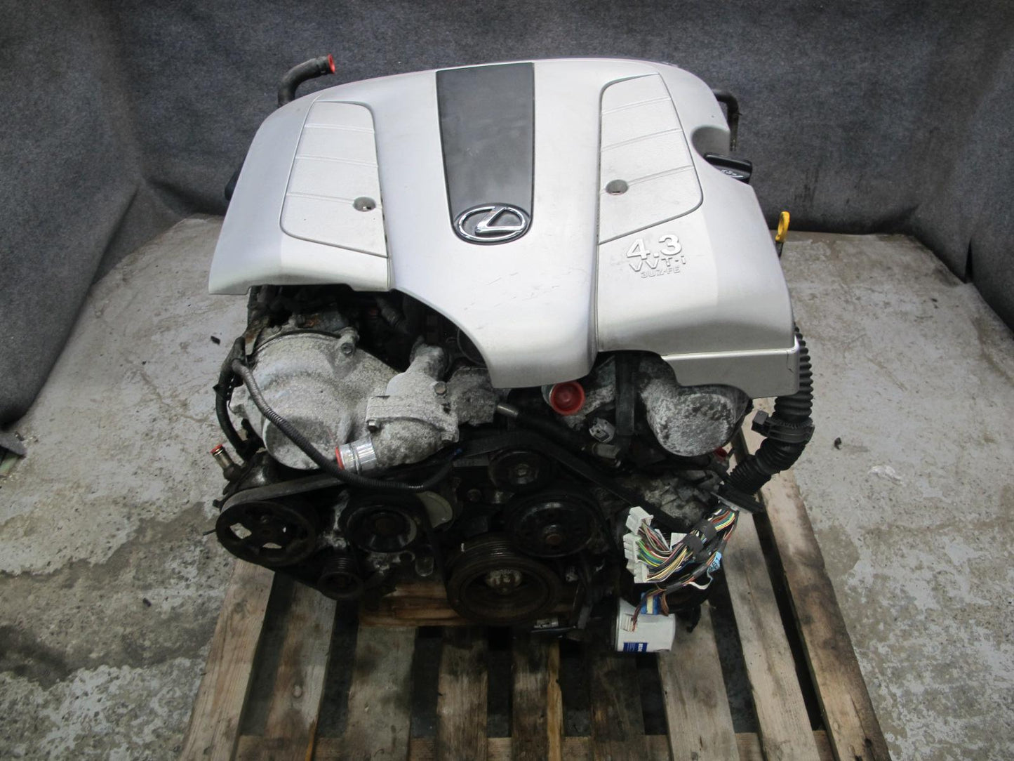 01-06 Lexus LS430 4.3L 3UZFE RWD VIN N 5th Digit Complete Engine Motor 82k Miles