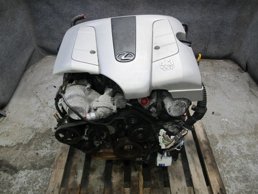 01-06 Lexus LS430 4.3L 3UZFE RWD VIN N 5th Digit Complete Engine Motor 82k Miles