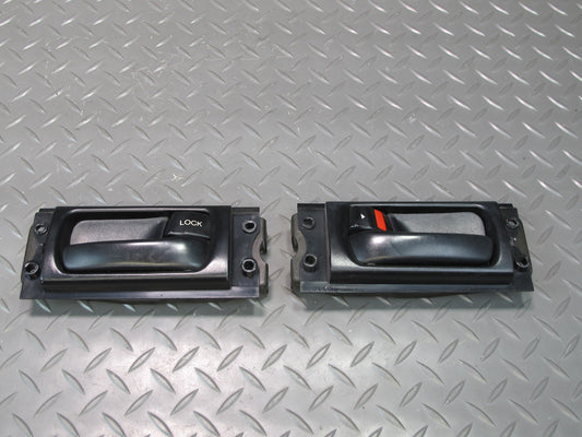 92-94 Lexus UZZ30L SC300 SC400 Left & Right Door Interior Handle Set Black OEM