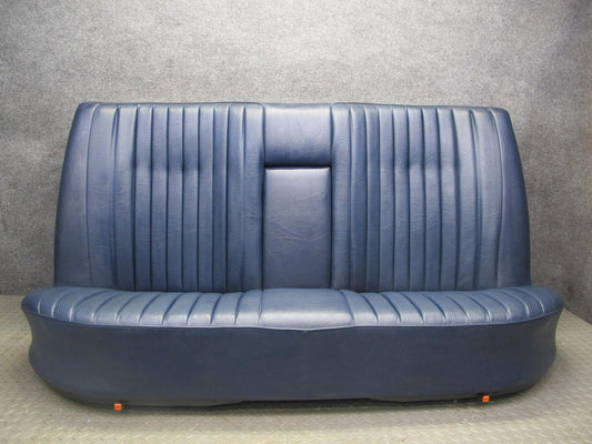 82-85 Mercedes W123 300D Sedan Rear Seat Upper & Lower Cushion Blue Set OEM