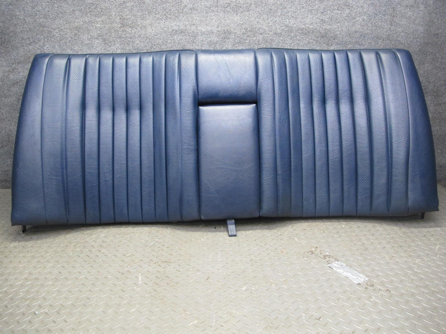 82-85 Mercedes W123 300D Sedan Rear Seat Upper & Lower Cushion Blue Set OEM