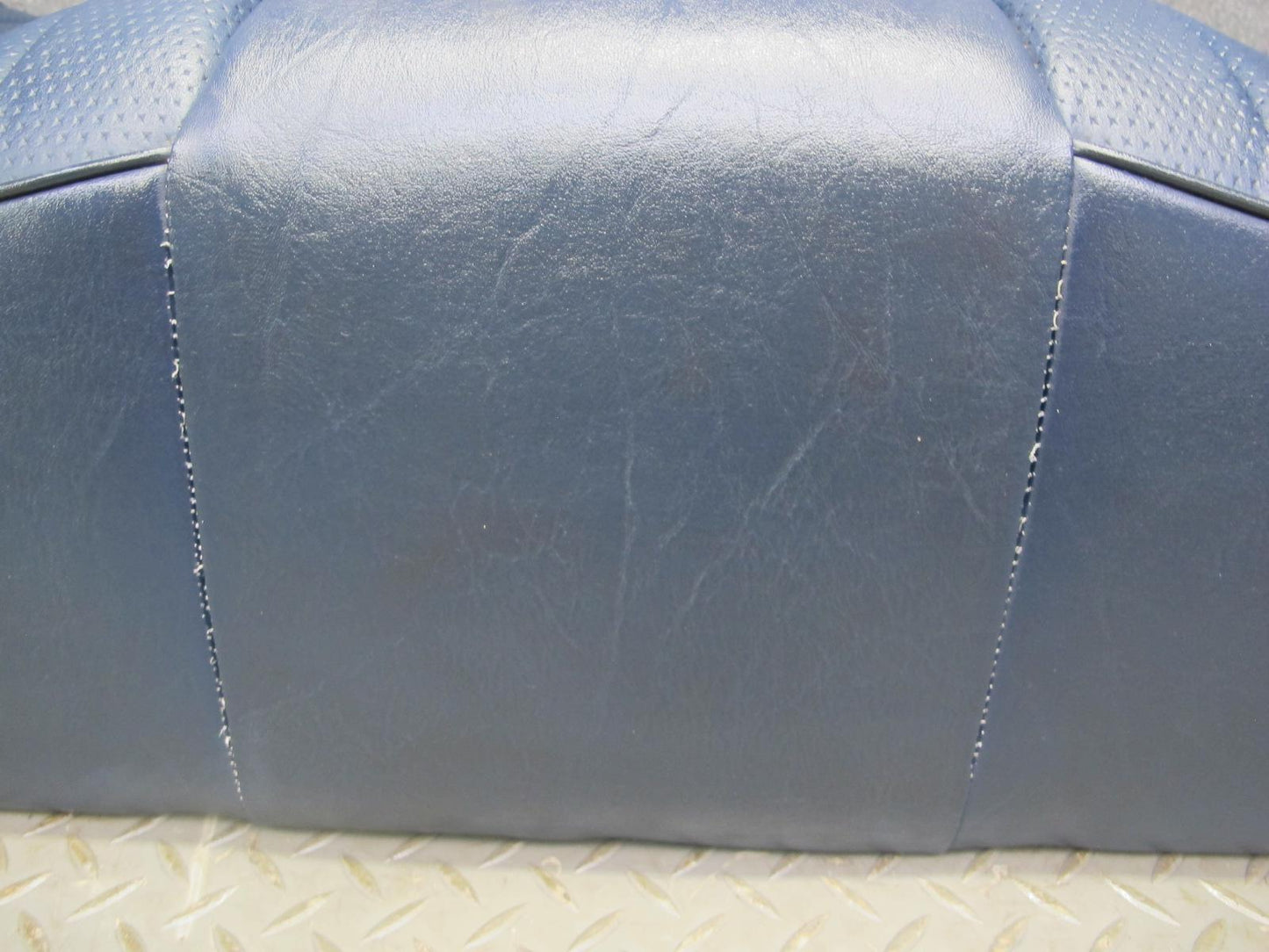 82-85 Mercedes W123 300D Sedan Rear Seat Upper & Lower Cushion Blue Set OEM