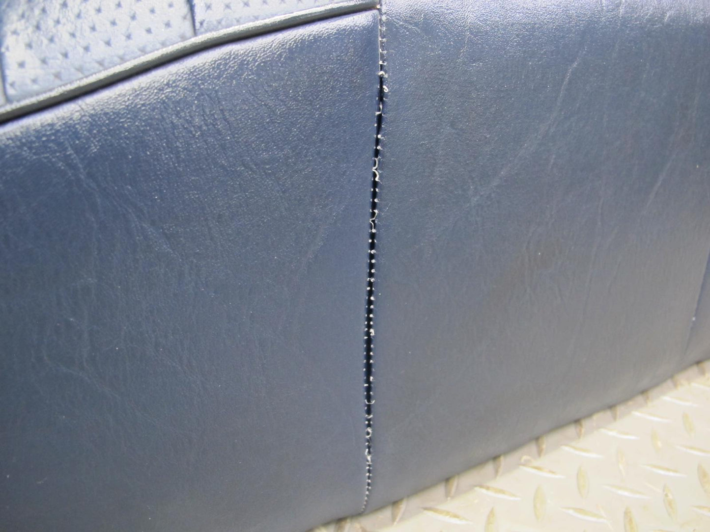 82-85 Mercedes W123 300D Sedan Rear Seat Upper & Lower Cushion Blue Set OEM