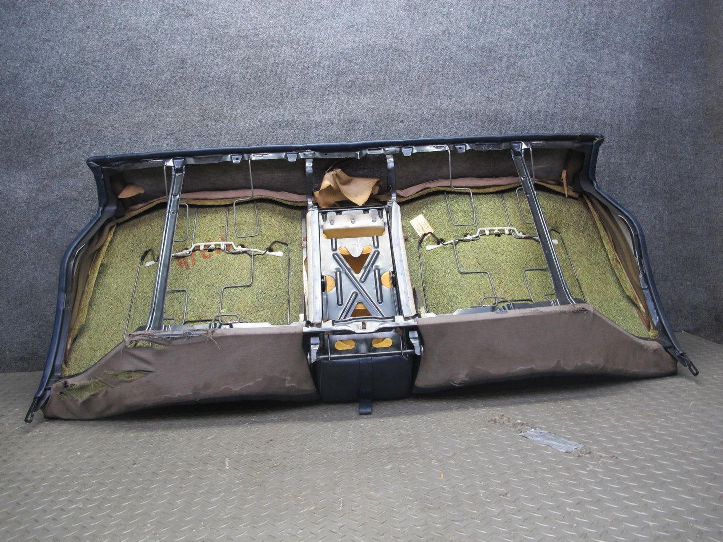 82-85 Mercedes W123 300D Sedan Rear Seat Upper & Lower Cushion Blue Set OEM