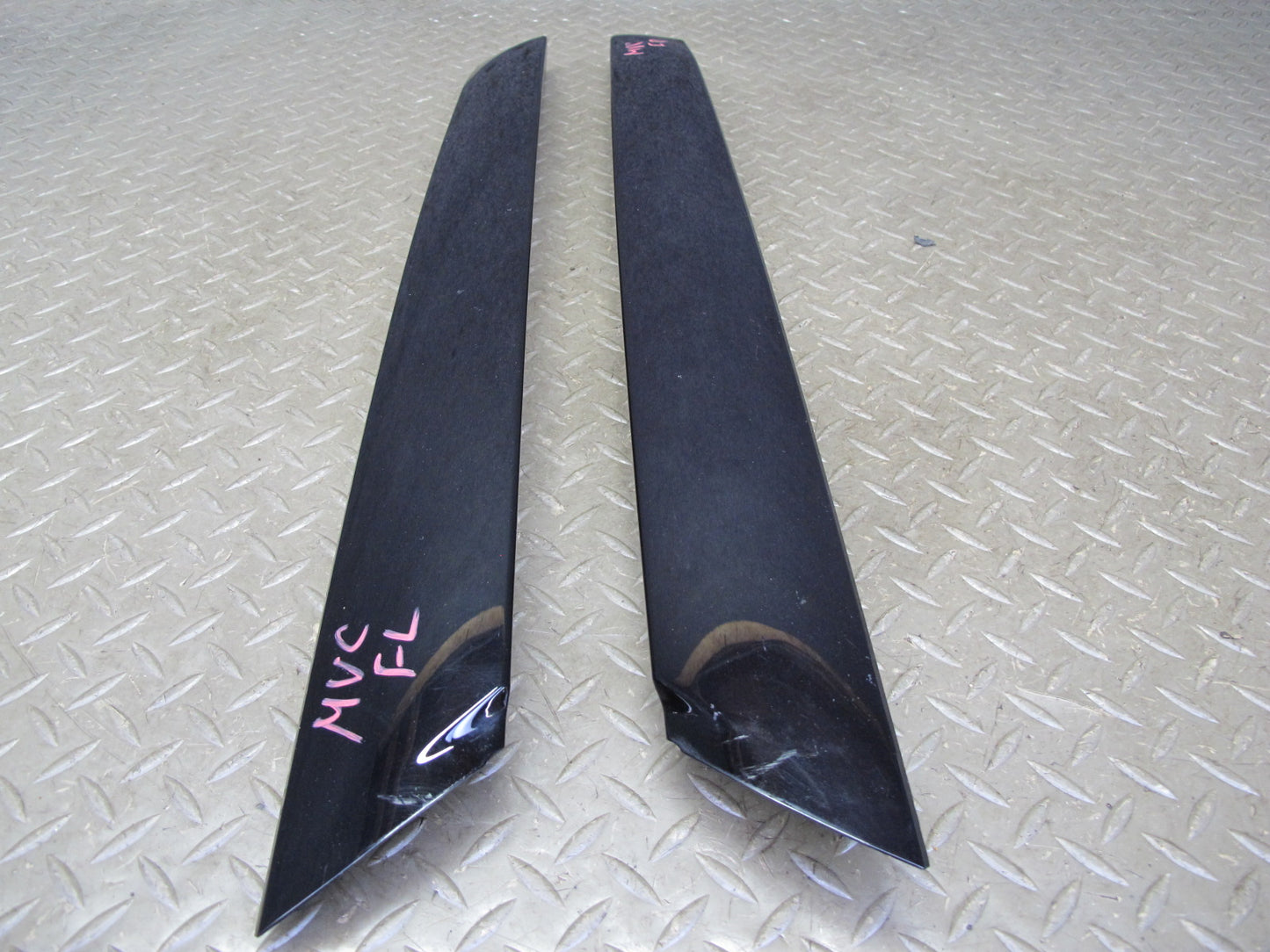 11-15 Mini Cooper R60 R61 Set of 2 Front Exterior A Pillar Trim Molding OEM