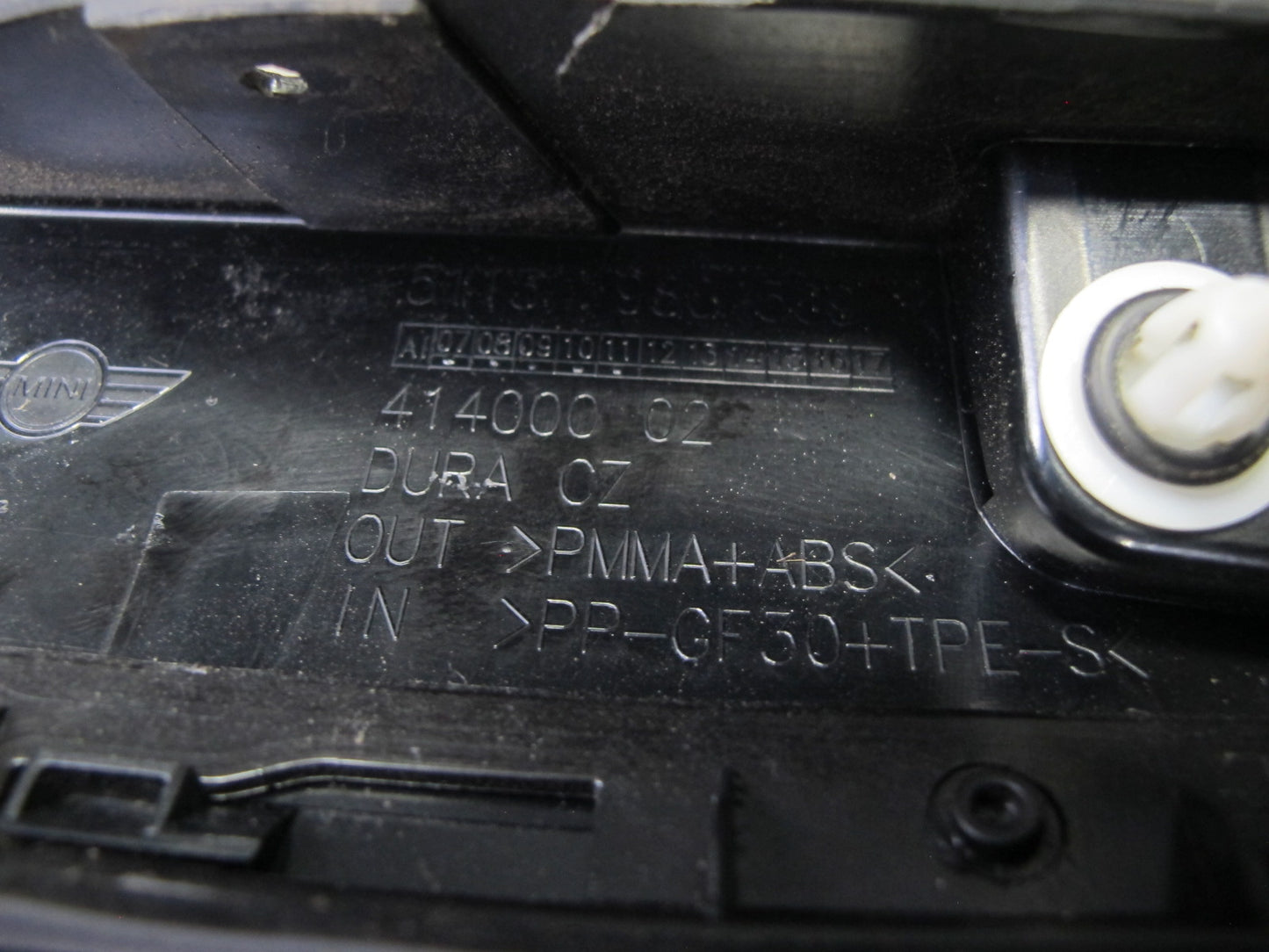 11-15 Mini Cooper R60 R61 Set of 2 Front Exterior A Pillar Trim Molding OEM