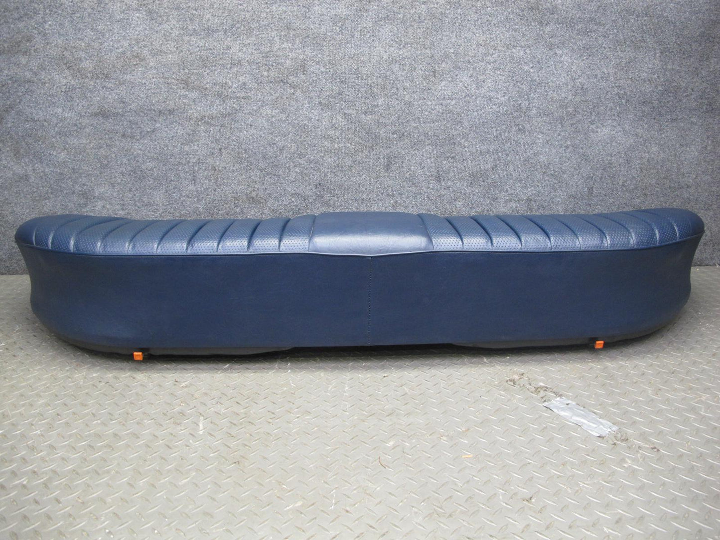 82-85 Mercedes W123 300D Sedan Rear Seat Upper & Lower Cushion Blue Set OEM