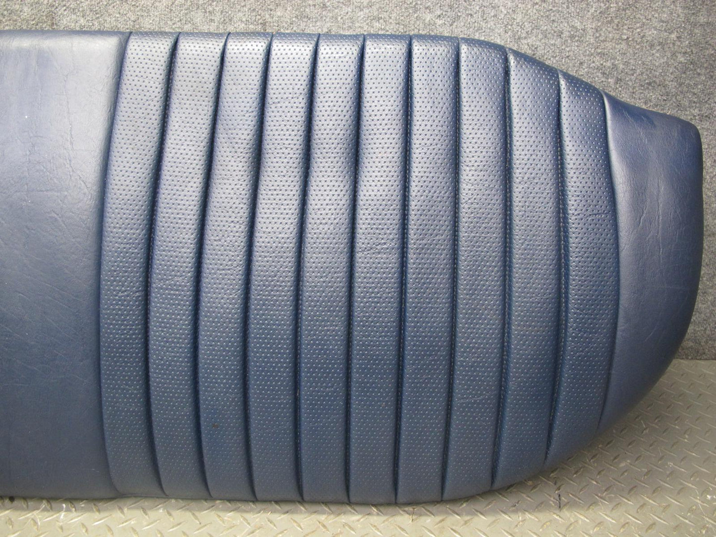 82-85 Mercedes W123 300D Sedan Rear Seat Upper & Lower Cushion Blue Set OEM