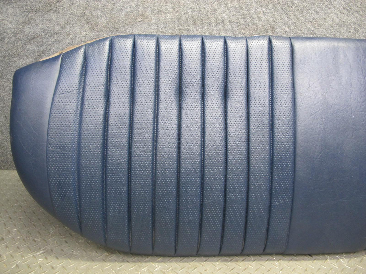 82-85 Mercedes W123 300D Sedan Rear Seat Upper & Lower Cushion Blue Set OEM