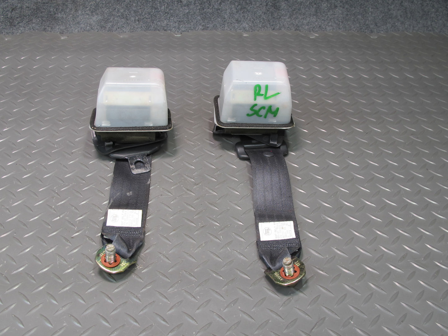 92-96 LEXUS SC300 SC400 REAR RIGHT & LEFT SIDE SEATBELT RETRACTOR SET OEM