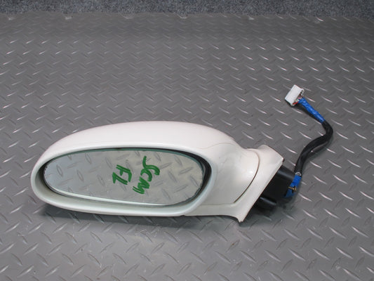 92-94 Lexus UZZ30L SC300 SC400 Left Driver Door Side View Power Mirror White OEM