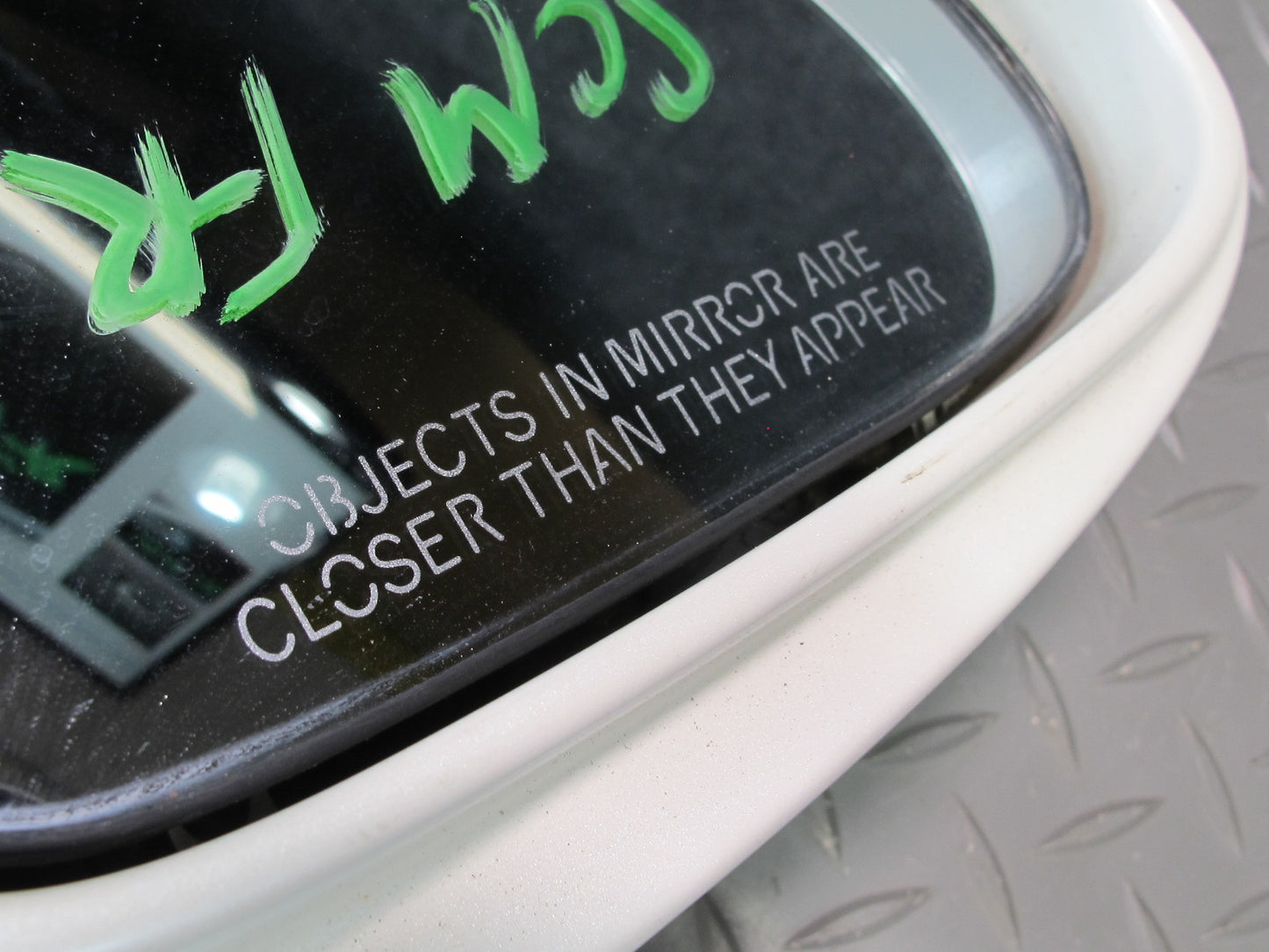 92-94 Lexus UZZ30L SC300 SC400 Right Door Side View Power Mirror White OEM