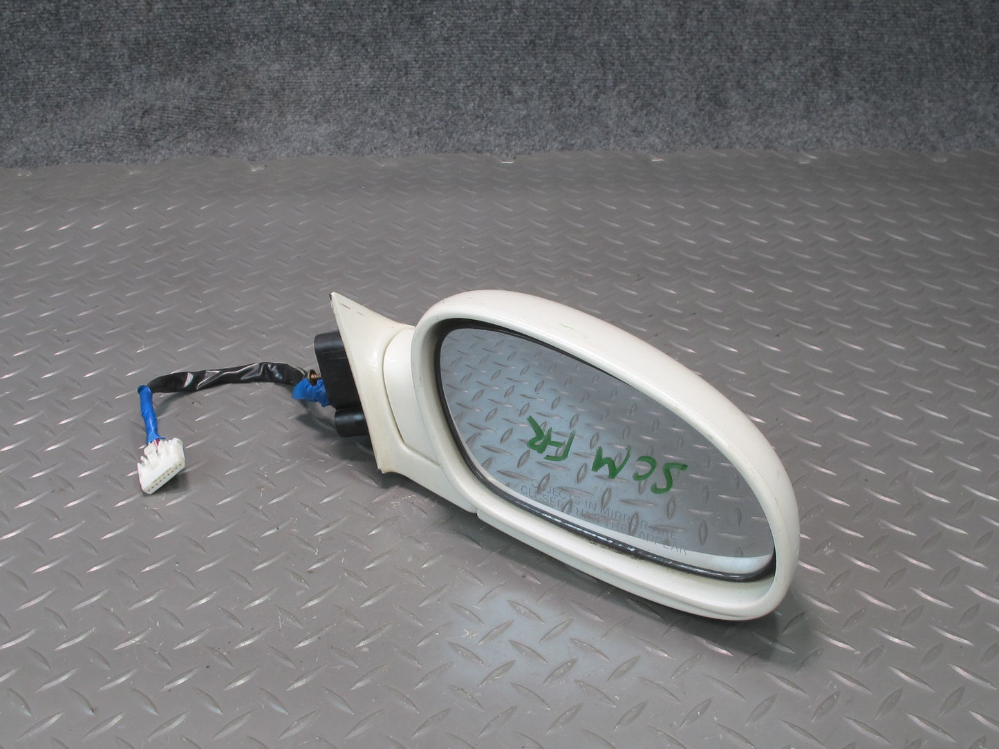 92-94 Lexus UZZ30L SC300 SC400 Right Door Side View Power Mirror White OEM