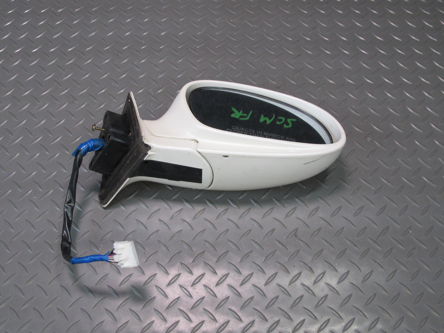 92-94 Lexus UZZ30L SC300 SC400 Right Door Side View Power Mirror White OEM